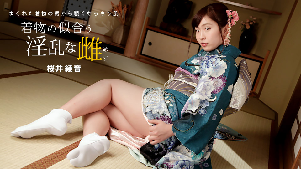 1Pondo 010822_001 Kimono Slut Ayane Sakurai